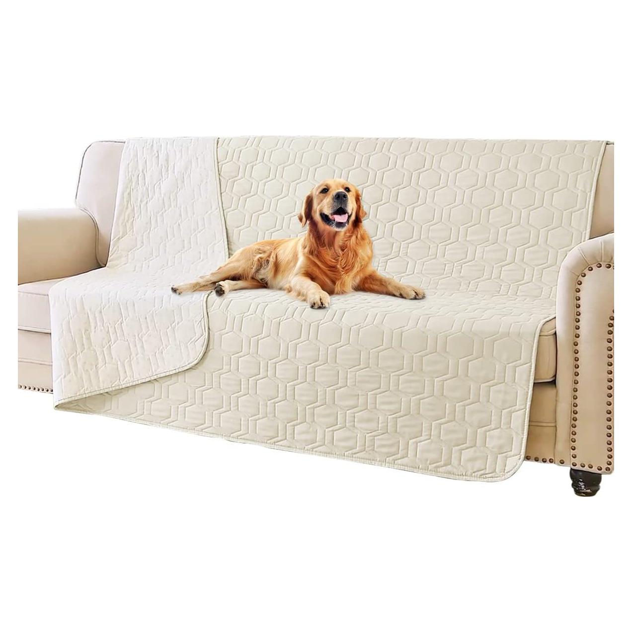 Funda de cama impermeable y antideslizante Tcksstex 132x208 cm Marfil