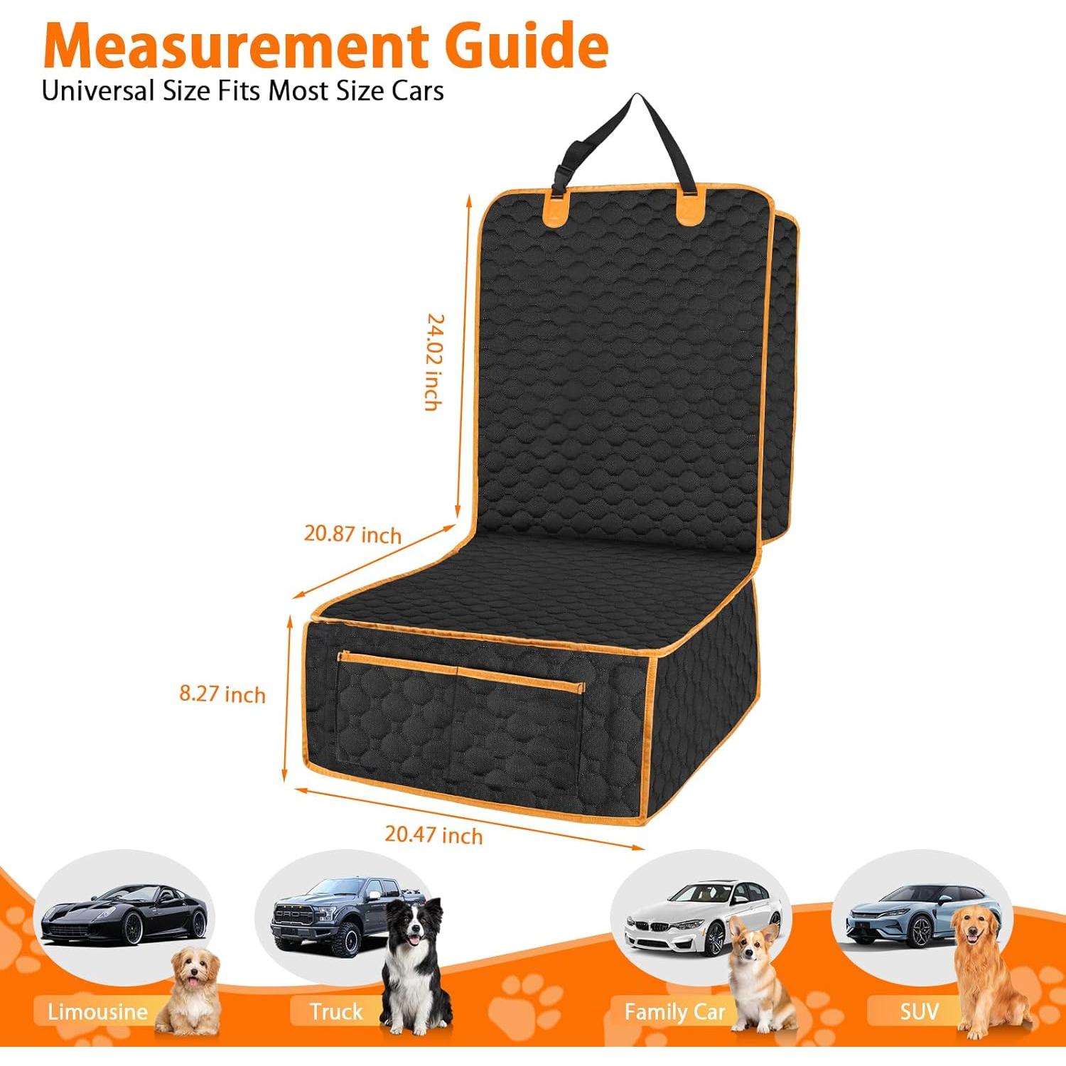 Funda de Asiento Delantero Homsunyi para Perro Impermeable