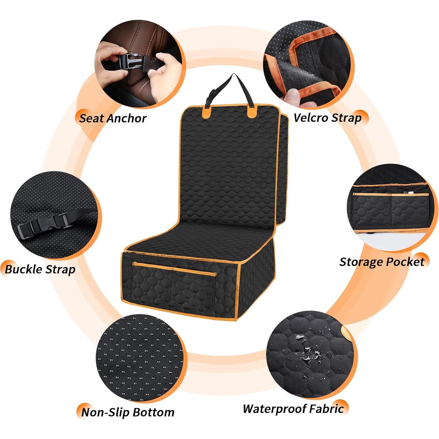 Funda de Asiento Delantero Homsunyi para Perro Impermeable