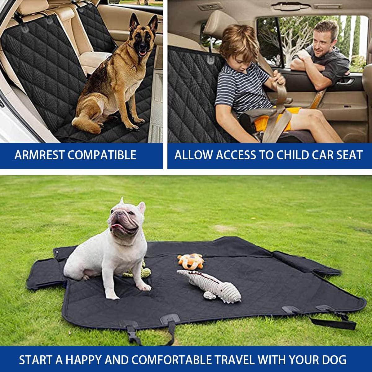 Funda de Asiento para Perros BESULEN Impermeable Universal Negro