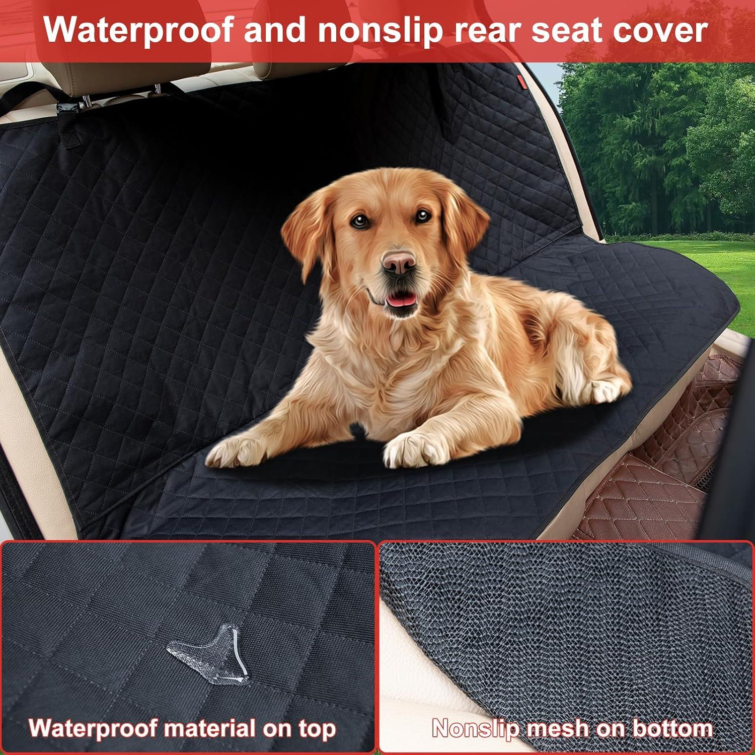 Funda de Asiento de Coche Impermeable Kaiphy 140x106 cm