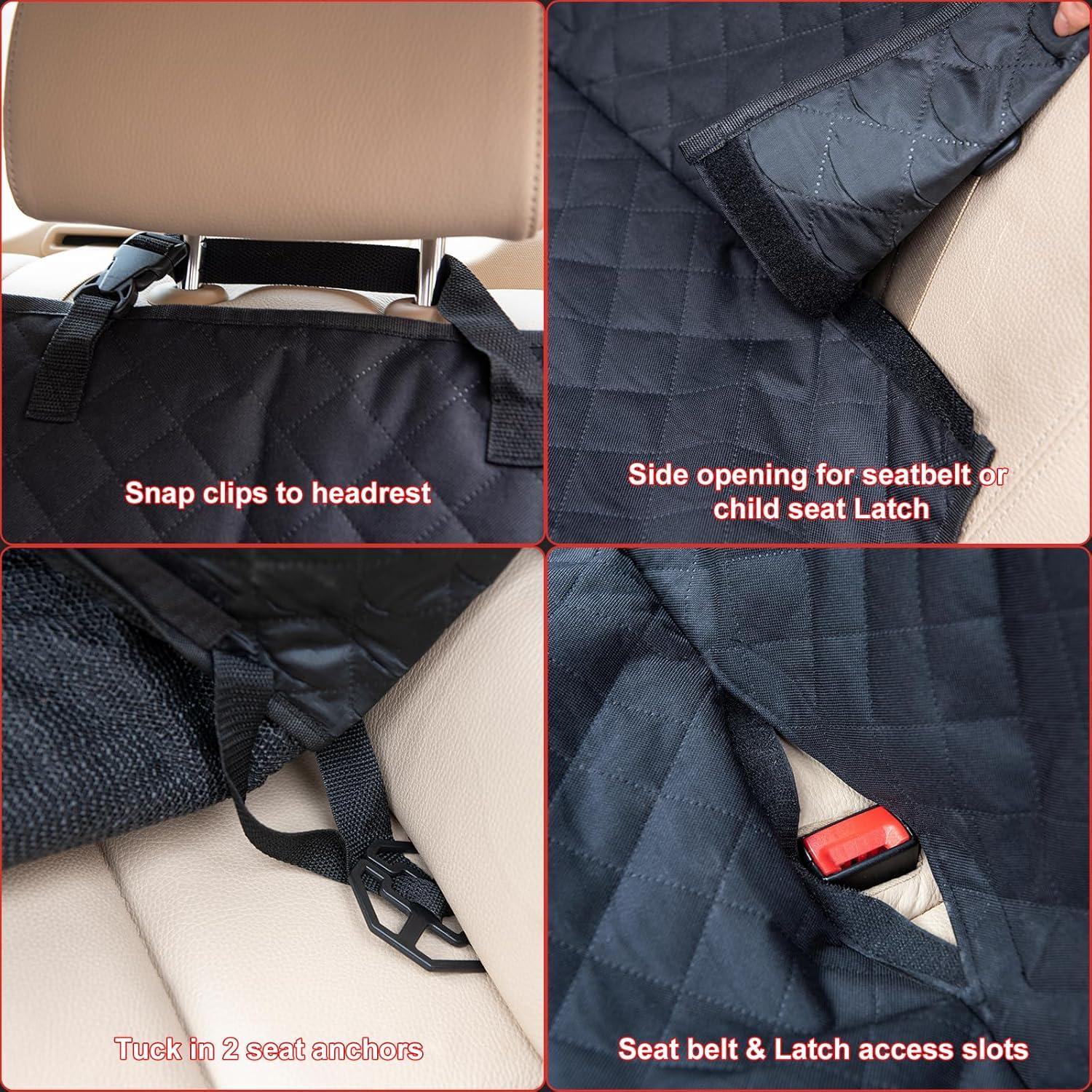 Funda de Asiento de Coche Impermeable Kaiphy 140x106 cm