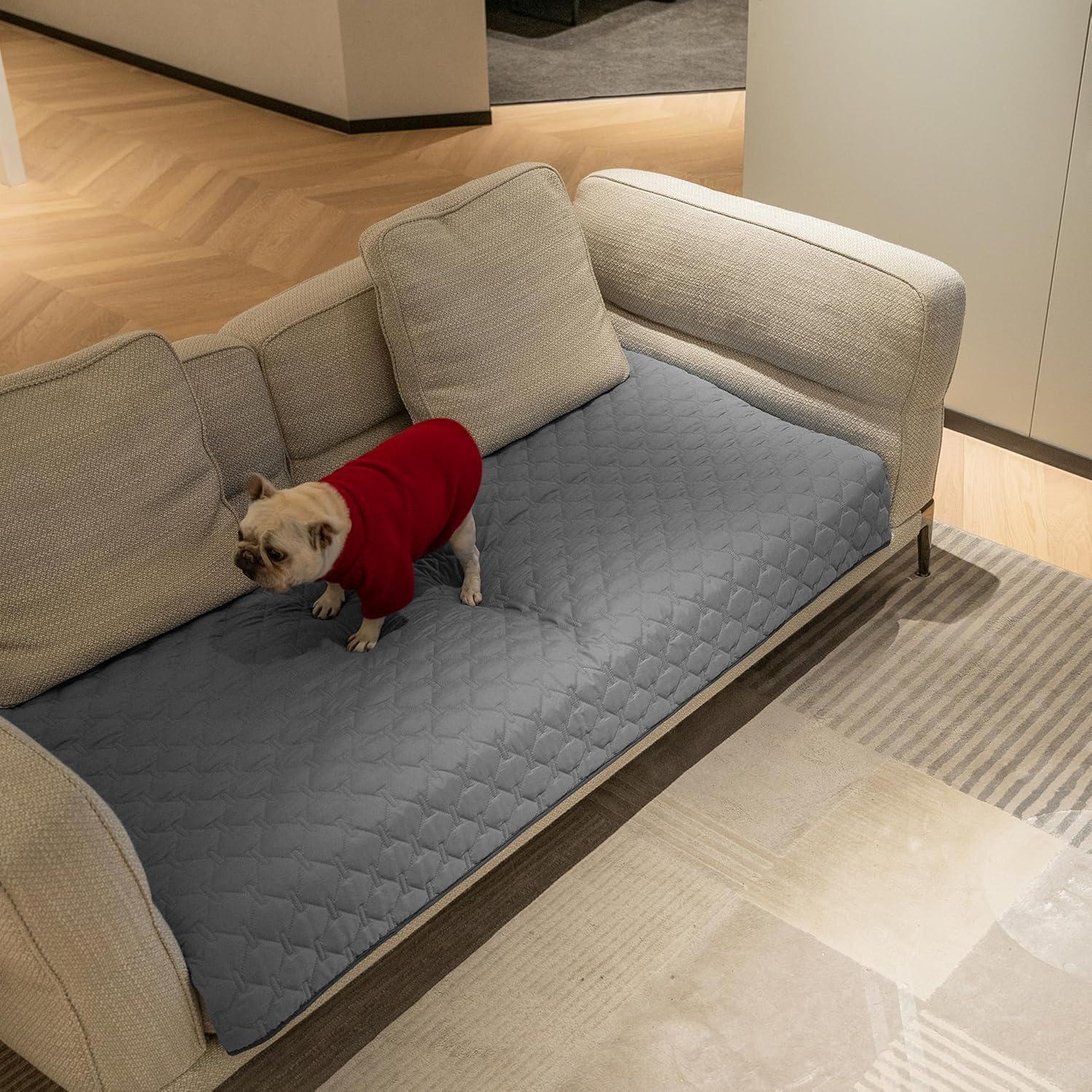 Manta Impermeable para Mascotas gogobunny 76x178 cm Gris