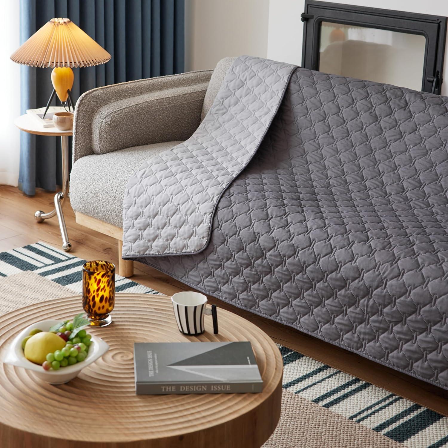 Manta Impermeable para Mascotas gogobunny 76x178 cm Gris