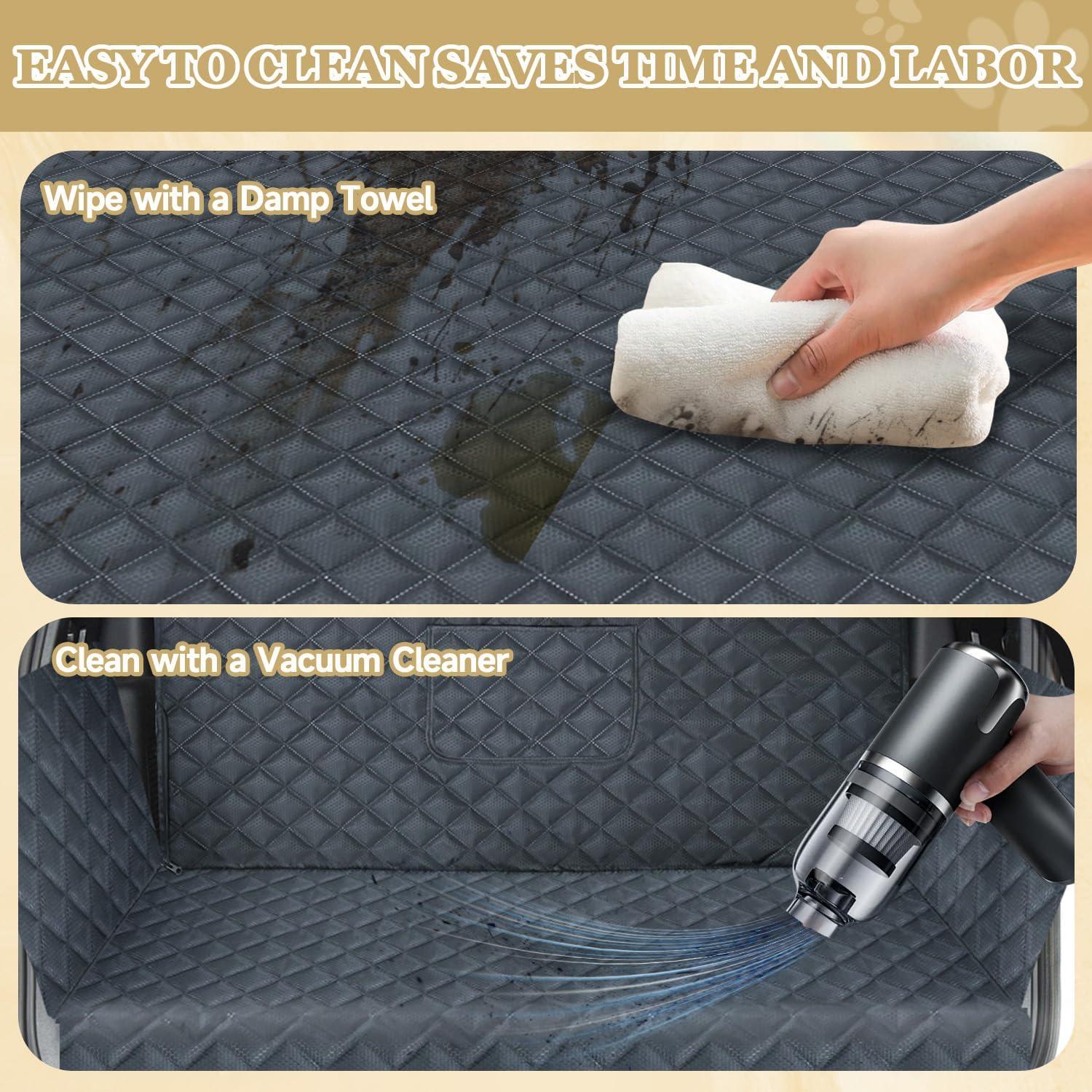 Cubierta de Carga para SUV para Perros NYLSYT Negra 177.8x101.6 cm