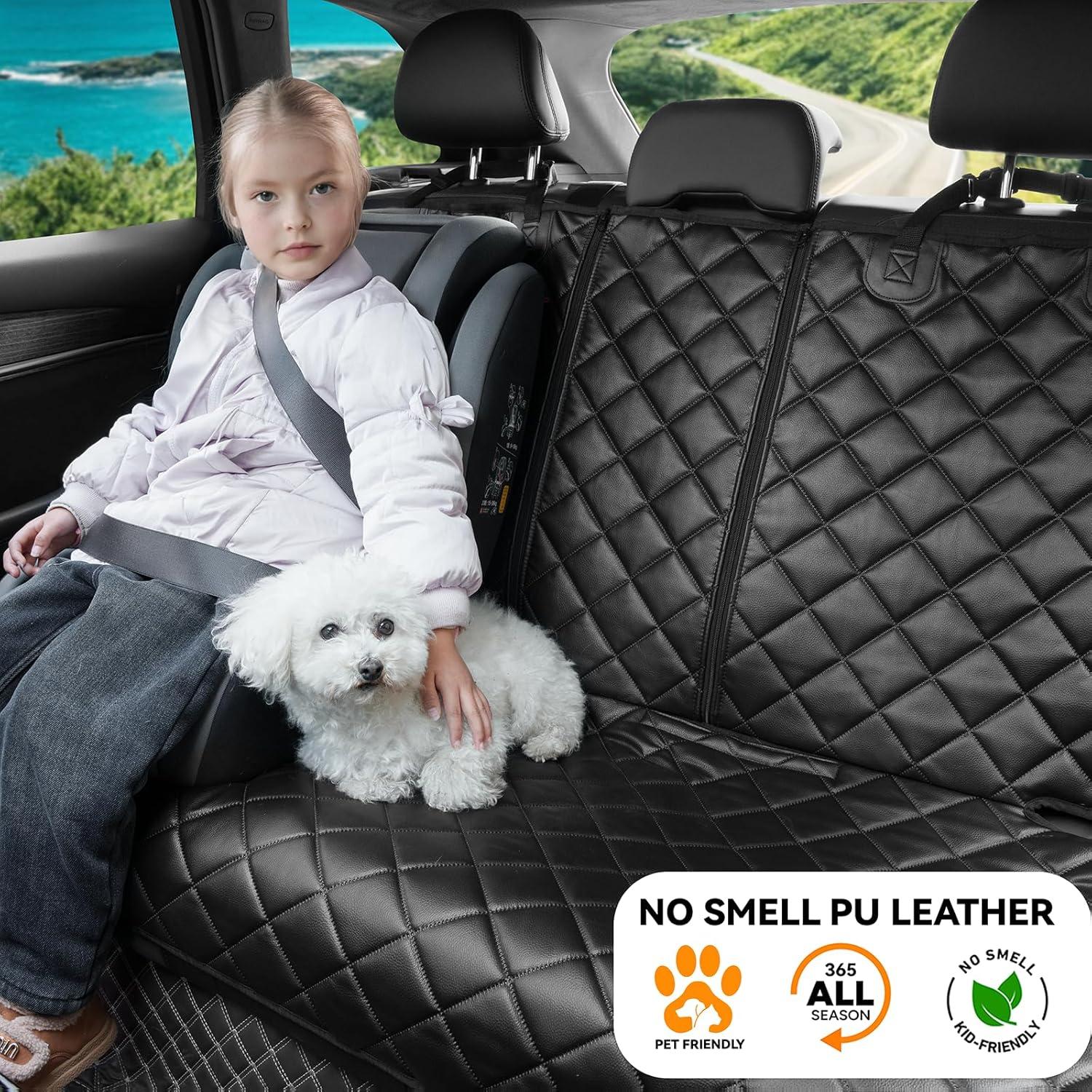 Funda de Asiento Trasero para Perros KritterKorner Negra