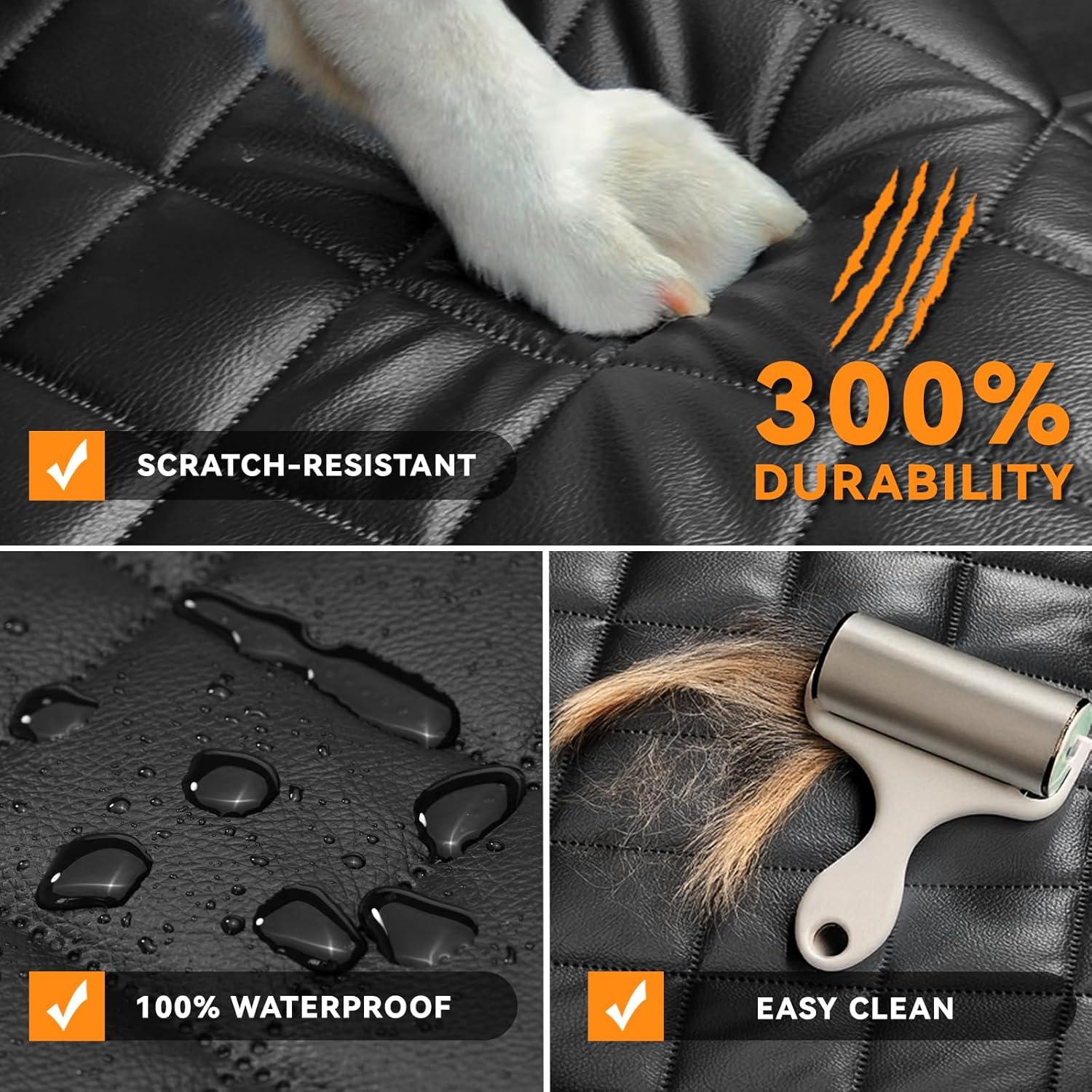 Funda de Asiento Trasero para Perros KritterKorner Negra