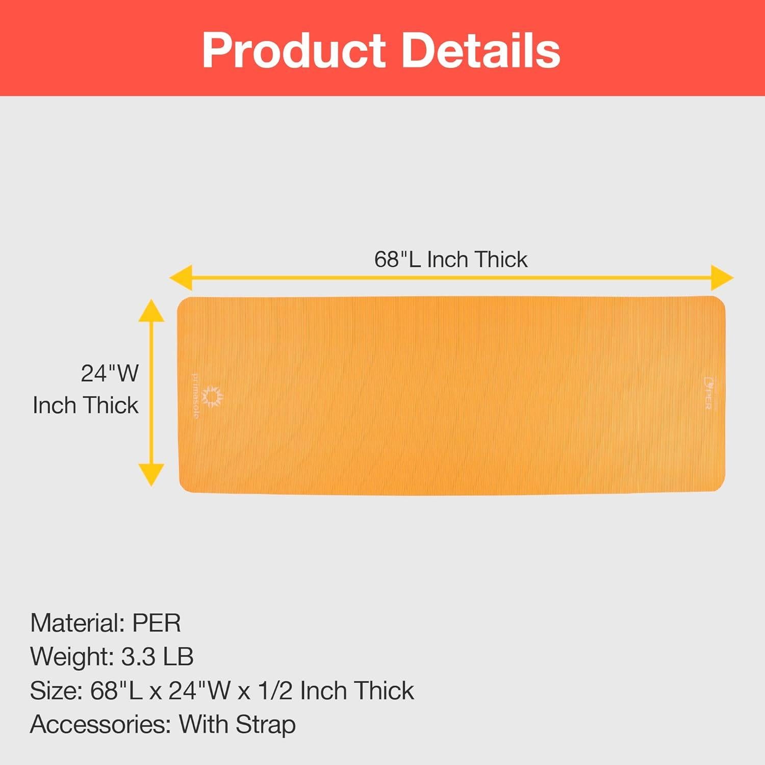 Esterilla de Yoga Primasole 10 mm Antideslizante con Funda