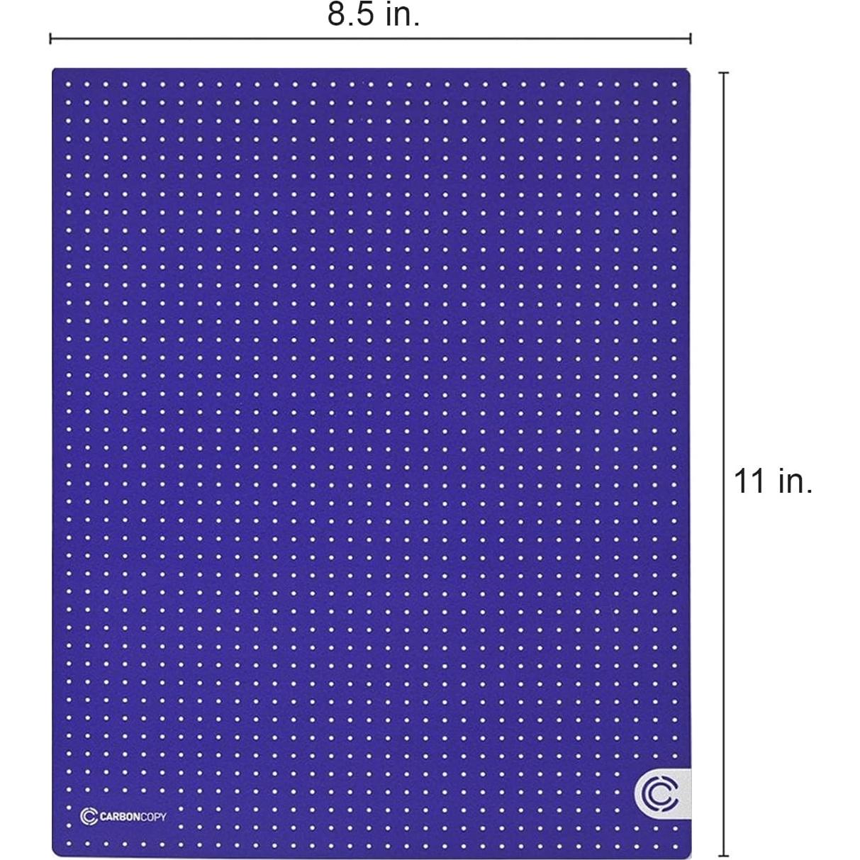 Boogie Board Blackboard Smart Pen (Carbon Copy) Templates, Letter Size 8.5”x11” - Dot Grid