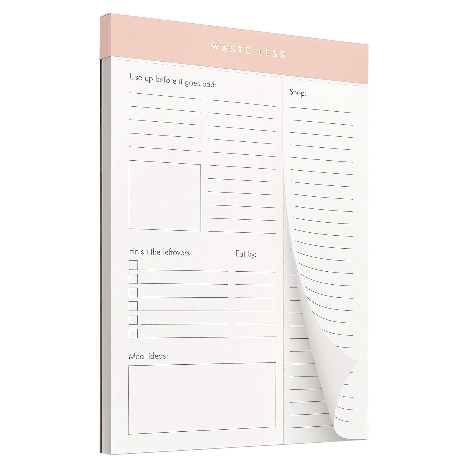 Bloc Magnético de Planificación de Comidas Kunitsa 52 Páginas