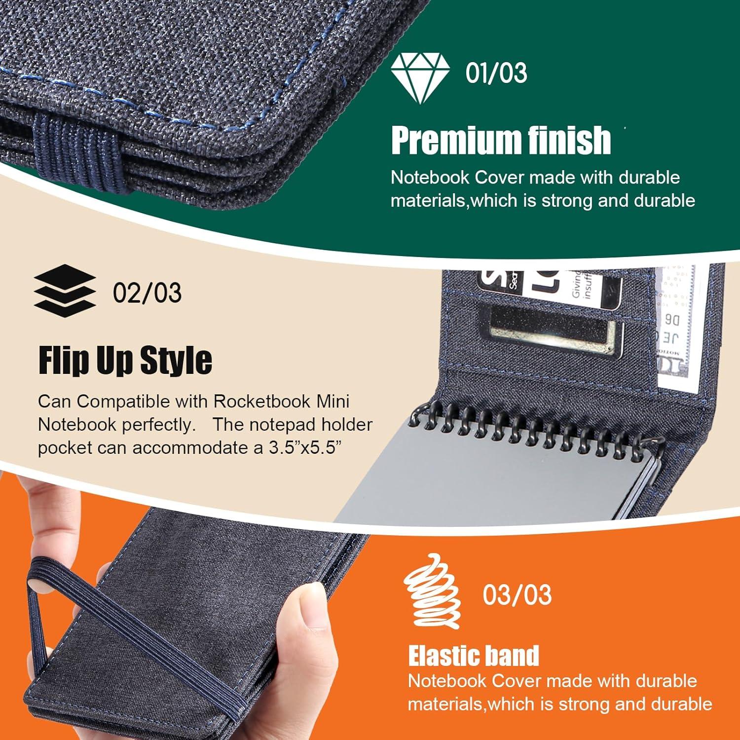 Funda Impermeable Plinyvel para Notebook 3.5x5.5" Azul