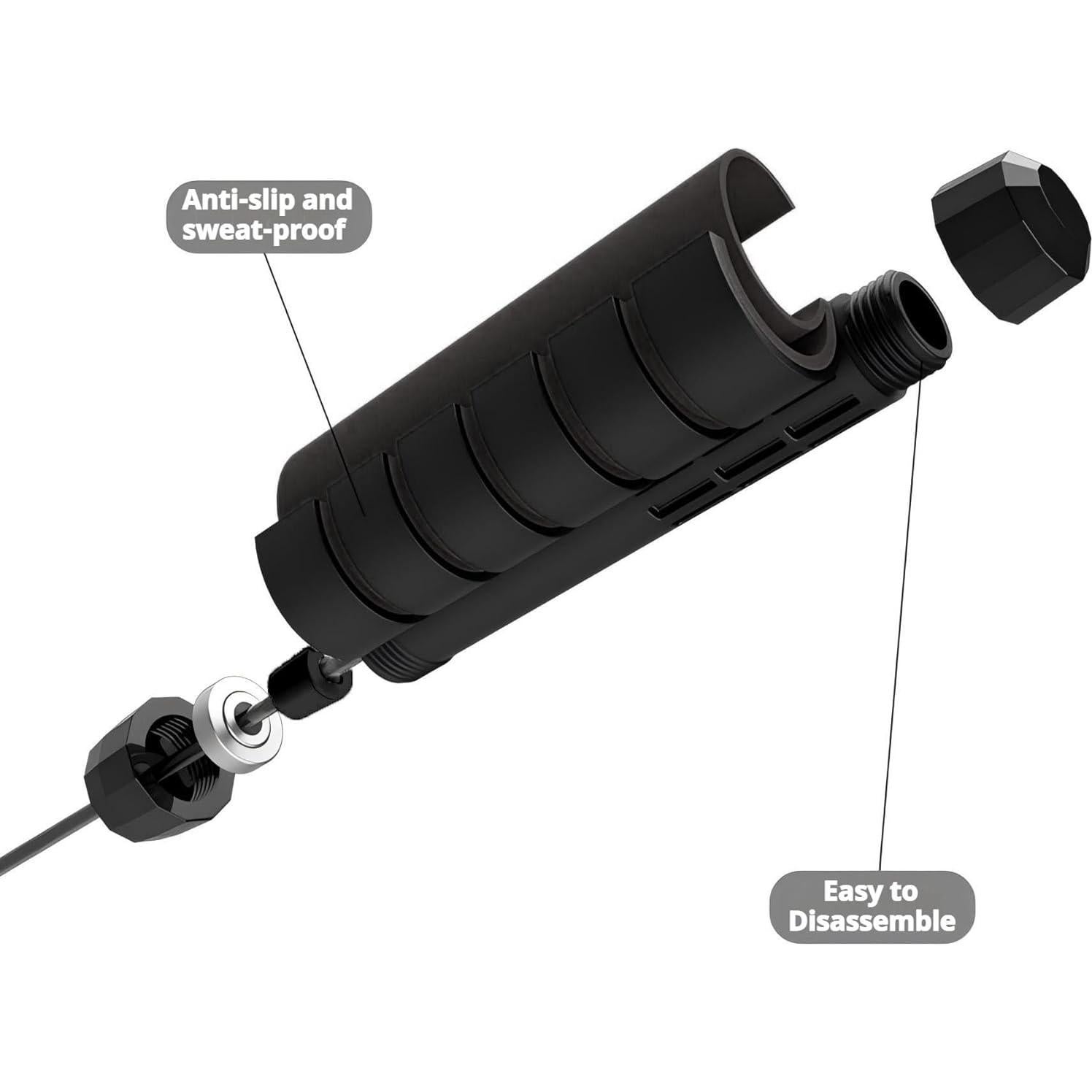 Cuerda de Salto con Peso Elicho Ajustable 2.8m para Ejercicio