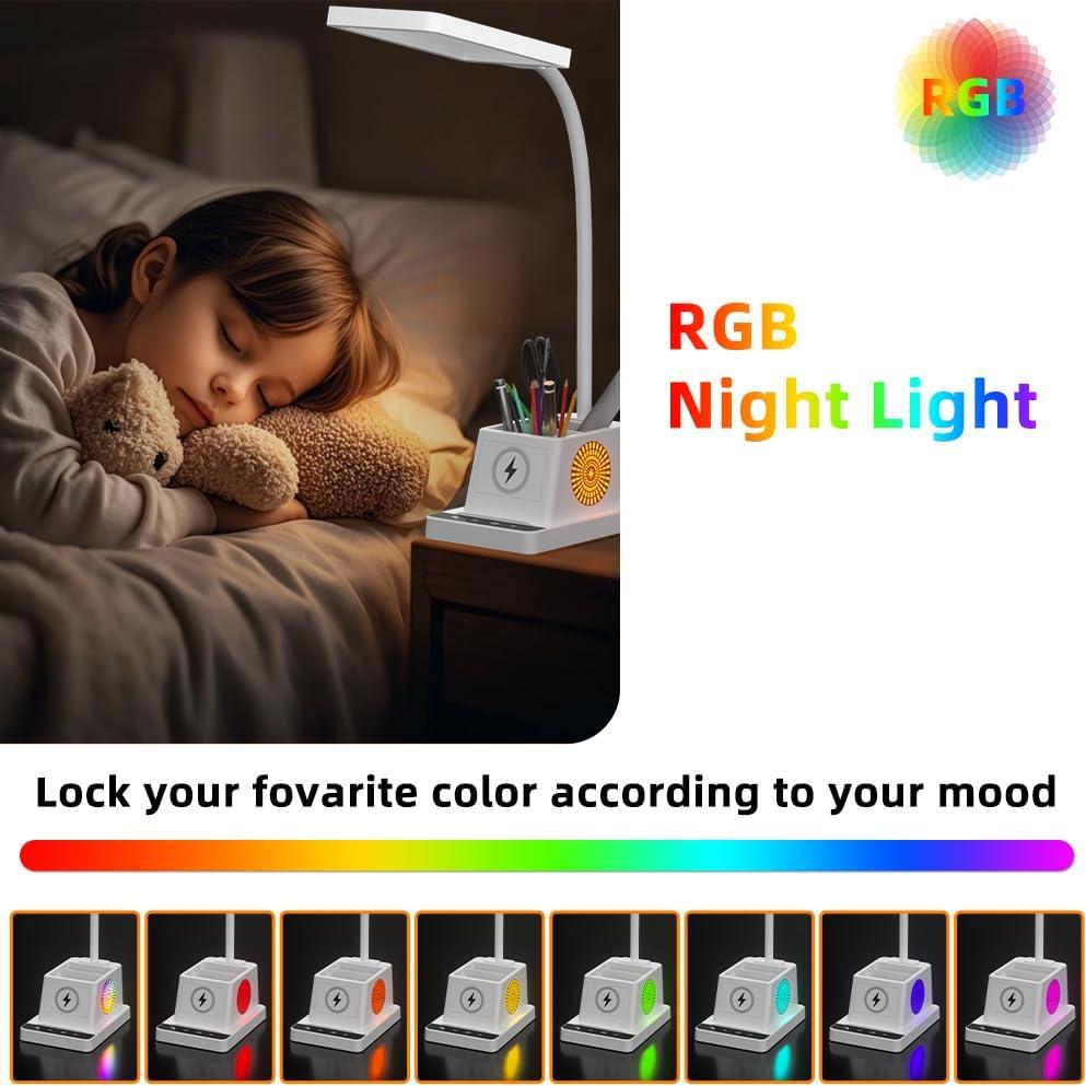 Lámpara de Escritorio Cozoo LED con Cargador Inalámbrico 15W