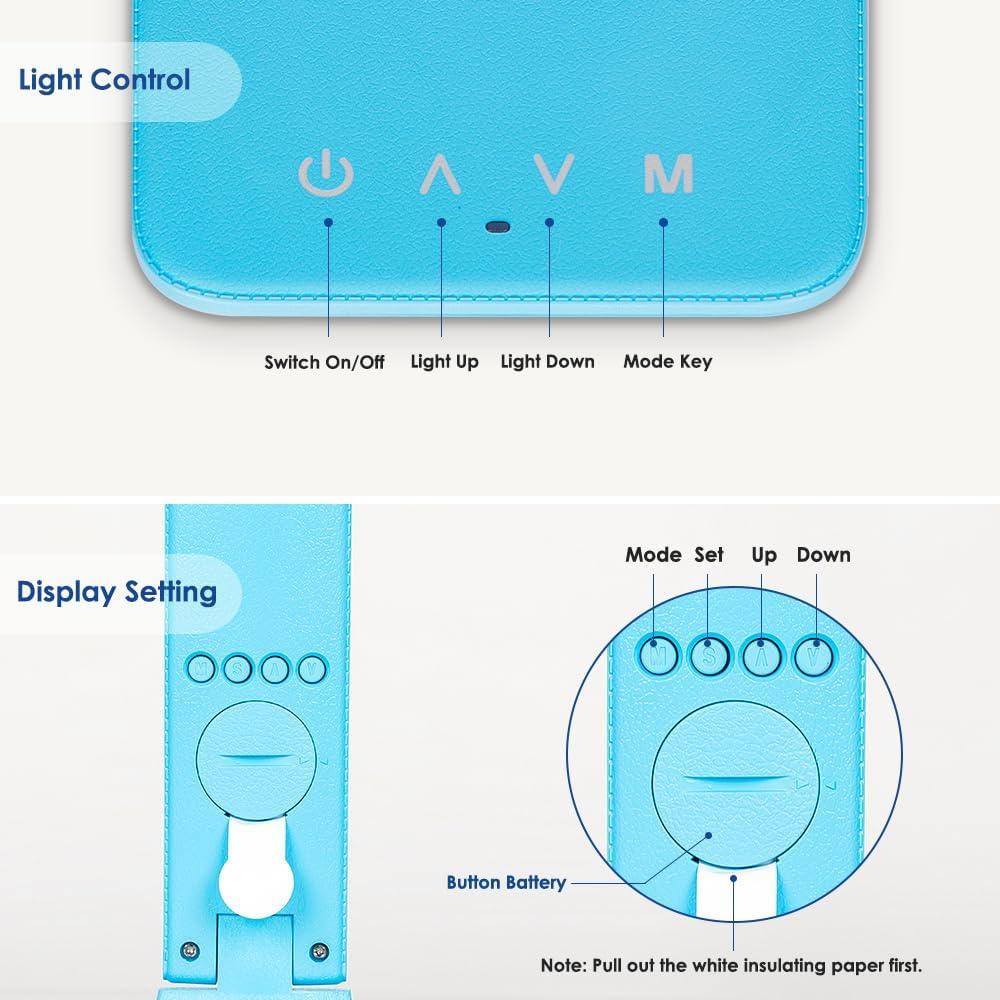 Lámpara de Escritorio LED Wanjiaone TX26 con Cargador Inalámbrico