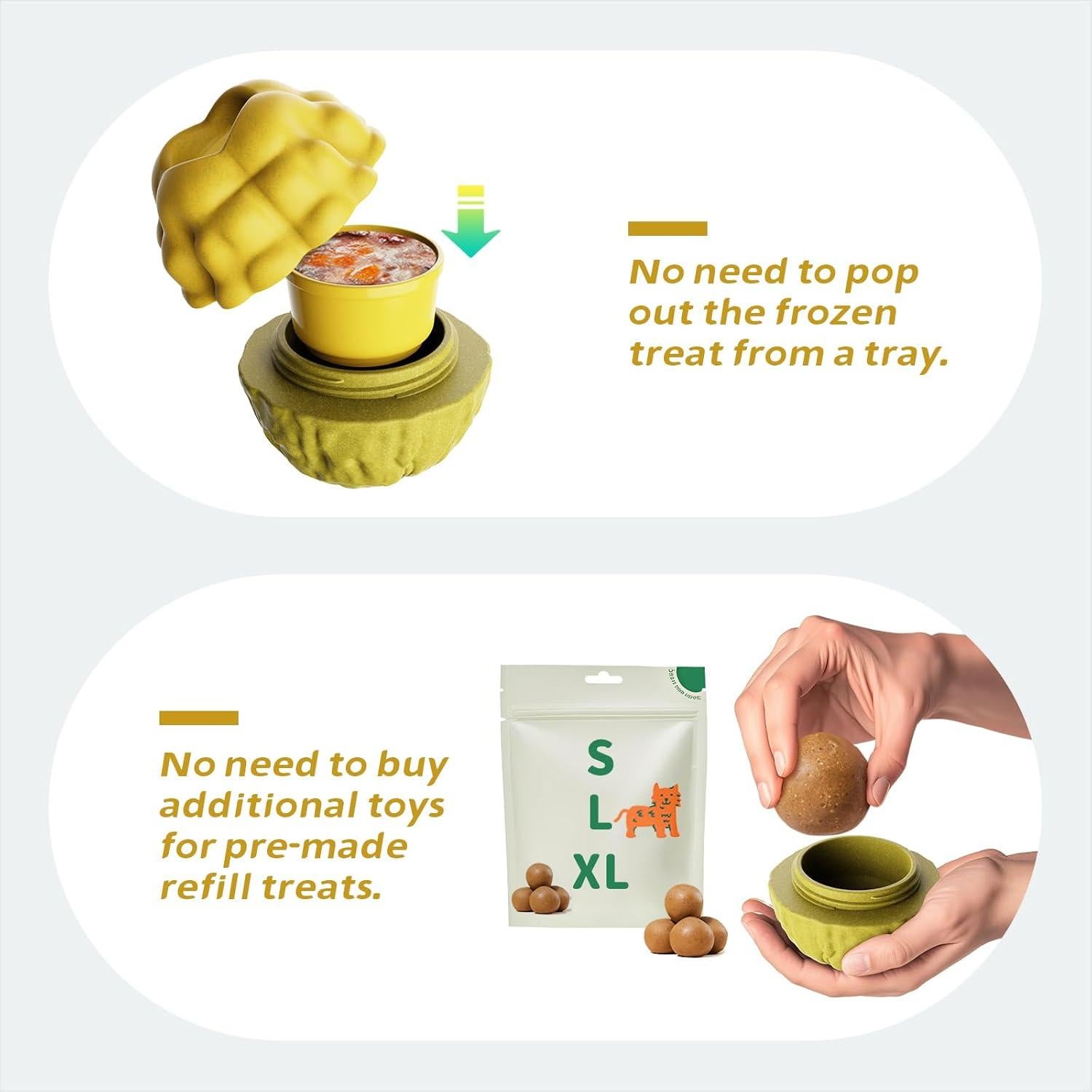 Juguete Interactivo para Perros Motusamare - Dispensador de Golosinas Congeladas