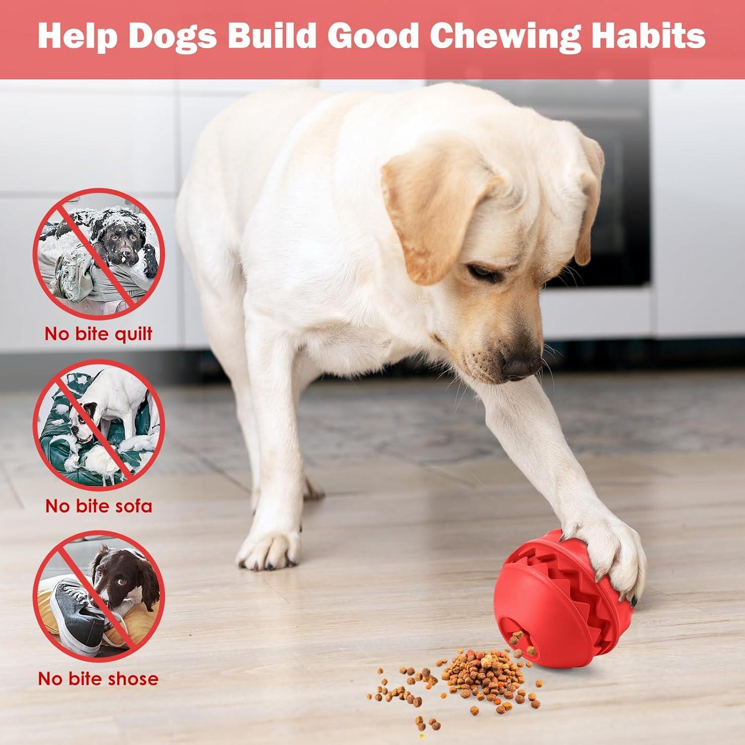 Bola dispensadora de golosinas para perros grandes DAOZIJI 9.14cm