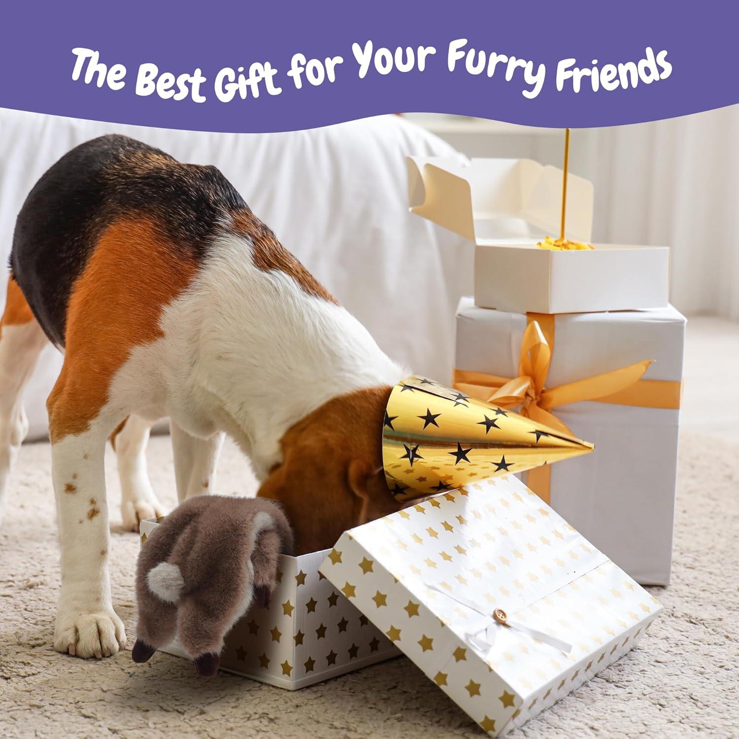 Juguete para Perros Fuzzwoof Conejo Squeaky 38 cm Sin Relleno