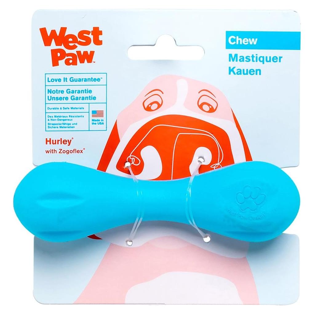 Hueso para Perros West Paw Zogoflex Hurley - Flotante Pequeño Aqua
