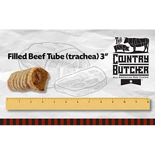 Masticables de Tráquea de Res Rellenos The Country Butcher 5 Unidades