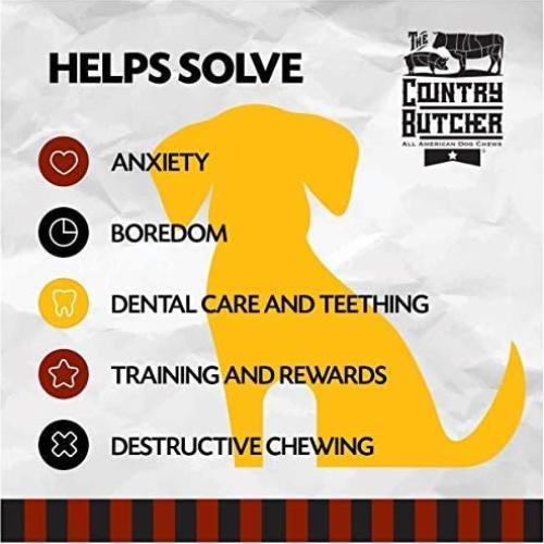 Masticables de Tráquea de Res Rellenos The Country Butcher 5 Unidades