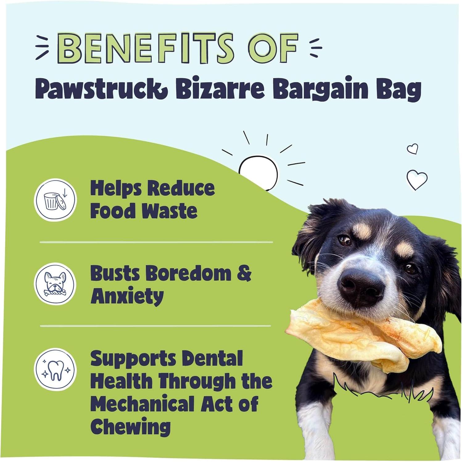 Golosinas Naturales para Perros Pawstruck 0.45 kg - Variedad Bizarra