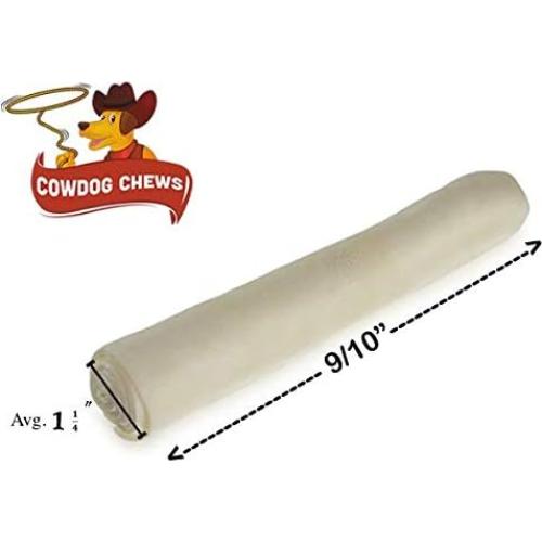 Rollos de piel de res para perros Cowdog Chews 20 paquetes 1.81 kg