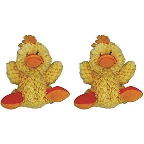 Juguete para Perros Pequeños Kong Bajo Relleno Pato Paquete de 2