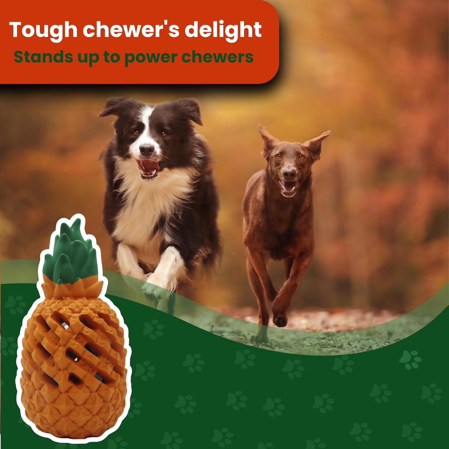 Juguete de Masticar Indestructible GadgetPawsUSA Piña 16.5cm