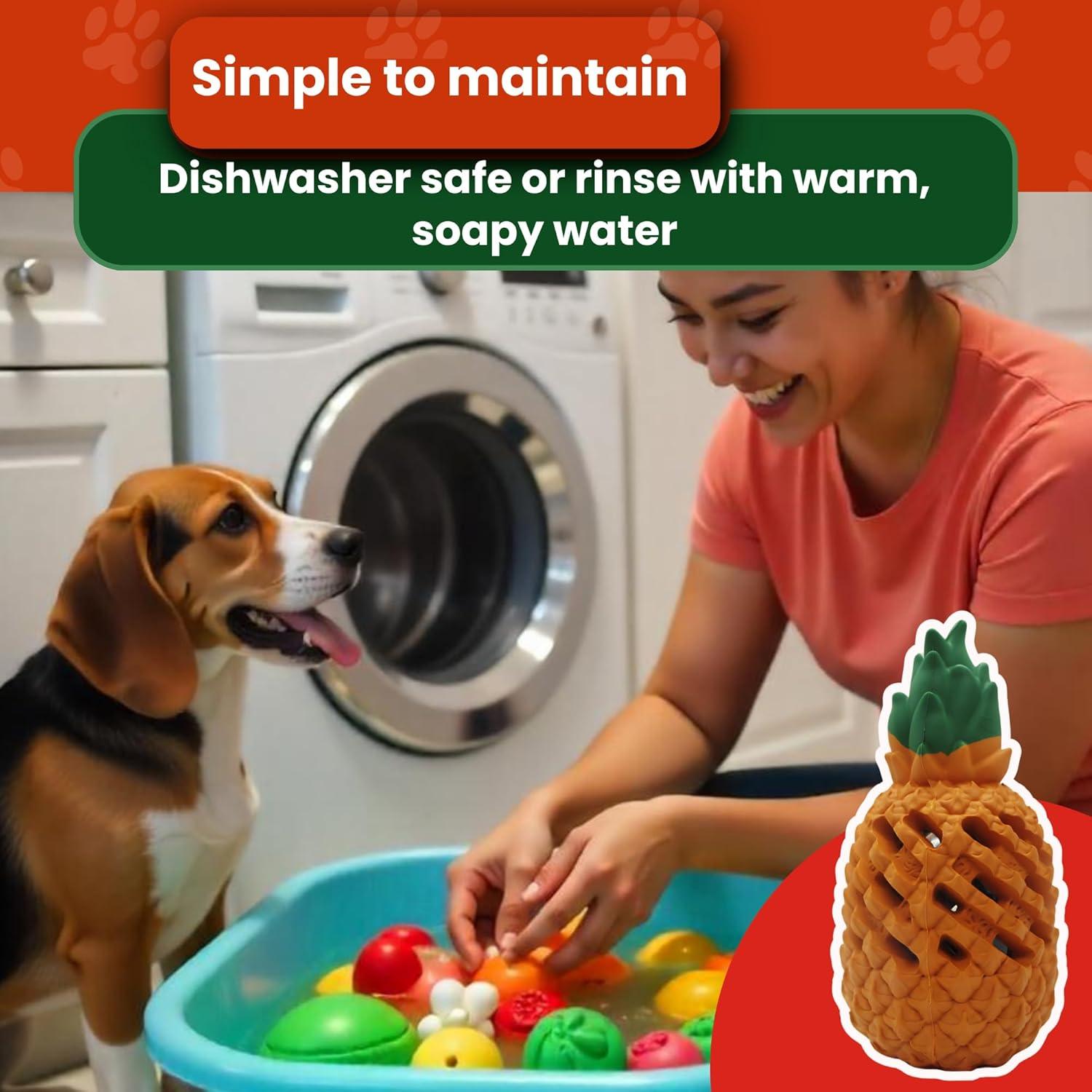 Juguete de Masticar Indestructible GadgetPawsUSA Piña 16.5cm