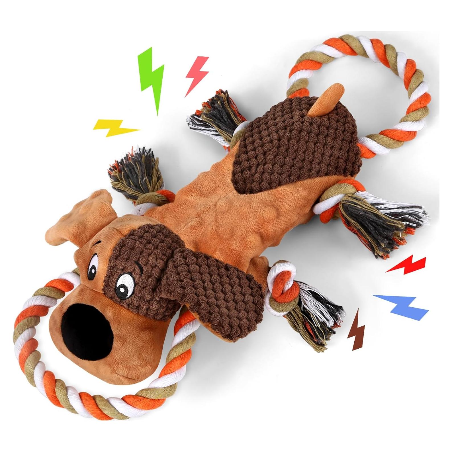 Juguete para Perros Letsmeet Squeaky Cuerda 33x19 cm