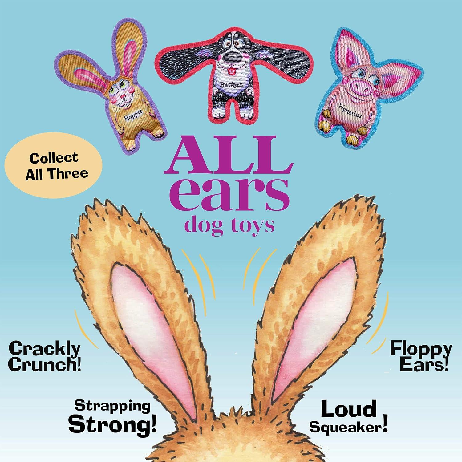 Juguete para Perros Masticable Fuzzu Todos los Oídos 12.7 cm