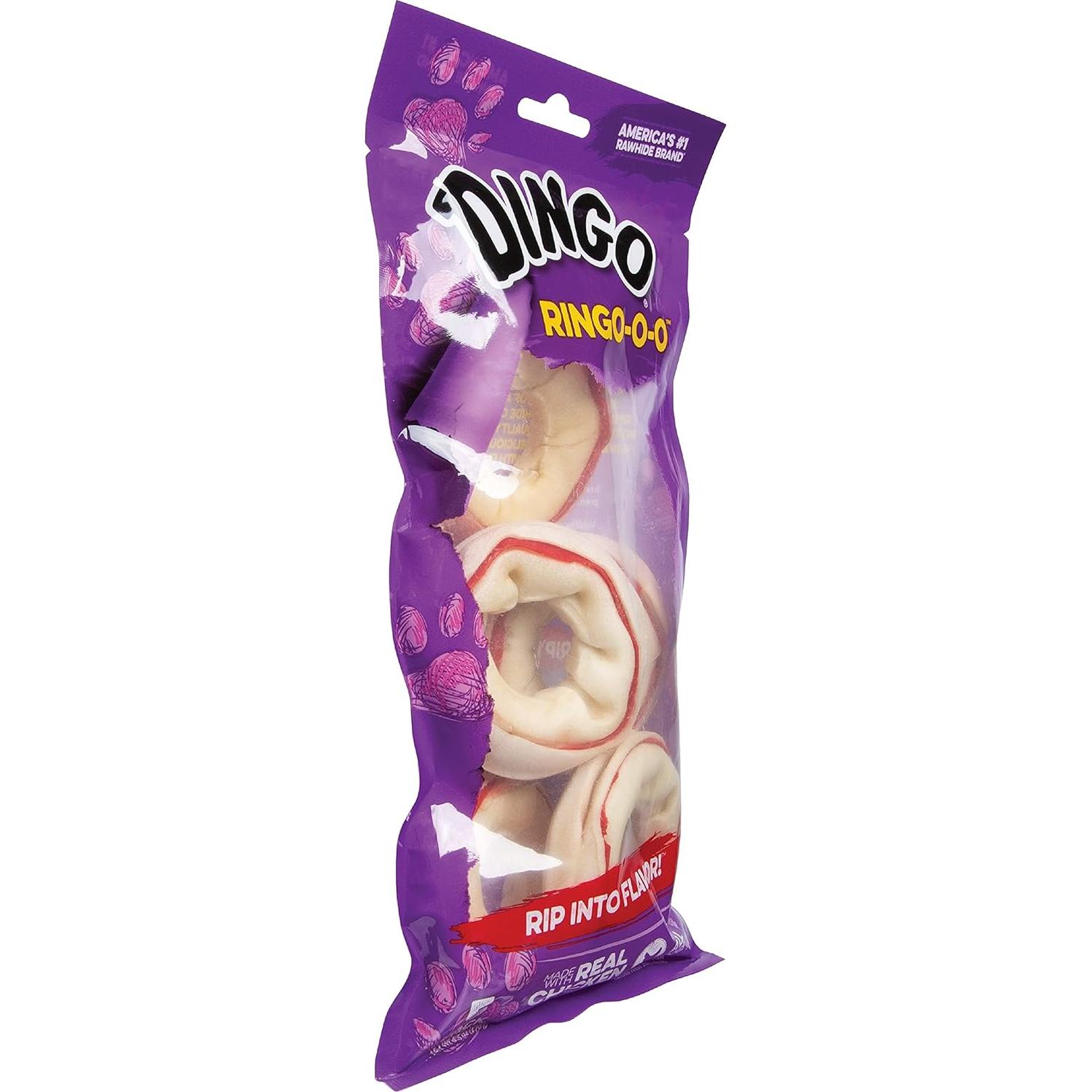 Masticable Dingo Ringo-o-o 0.18kg Anillo de Piel Cruda