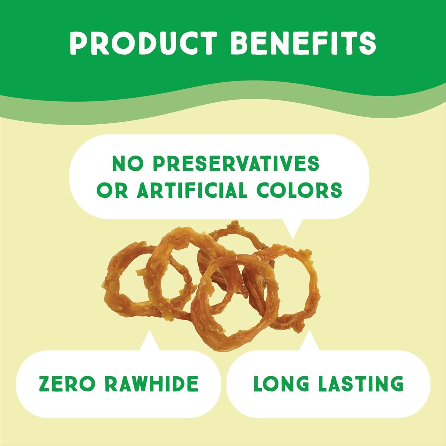 Anillos de Tendón de Pavo Ultra Chewy - Hipoalergénicos 28g