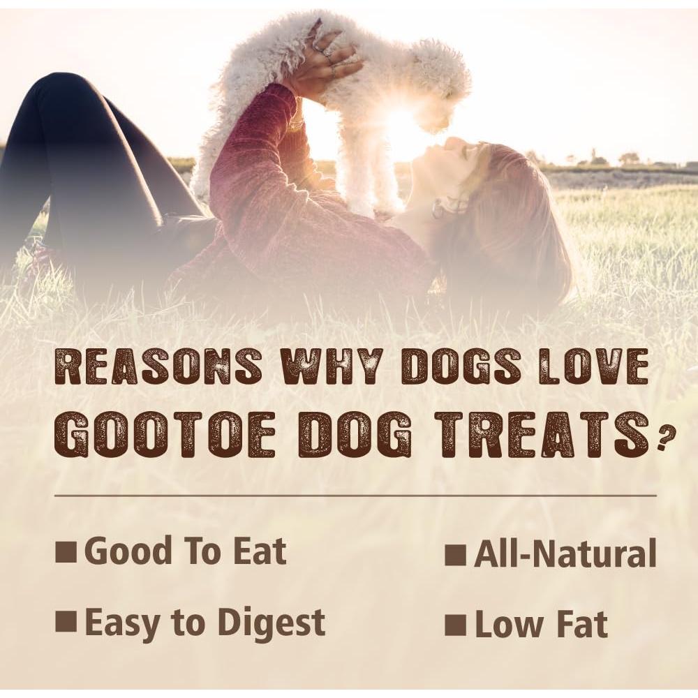 Golosinas Masticables para Perros Gootoe - Tendón de Pavo 70g