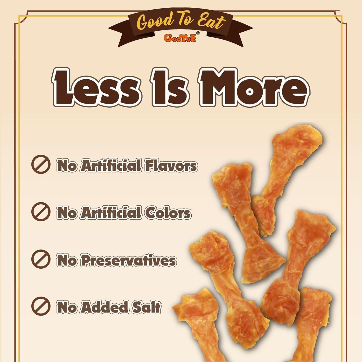 Golosinas Masticables para Perros Gootoe - Tendón de Pavo 70g