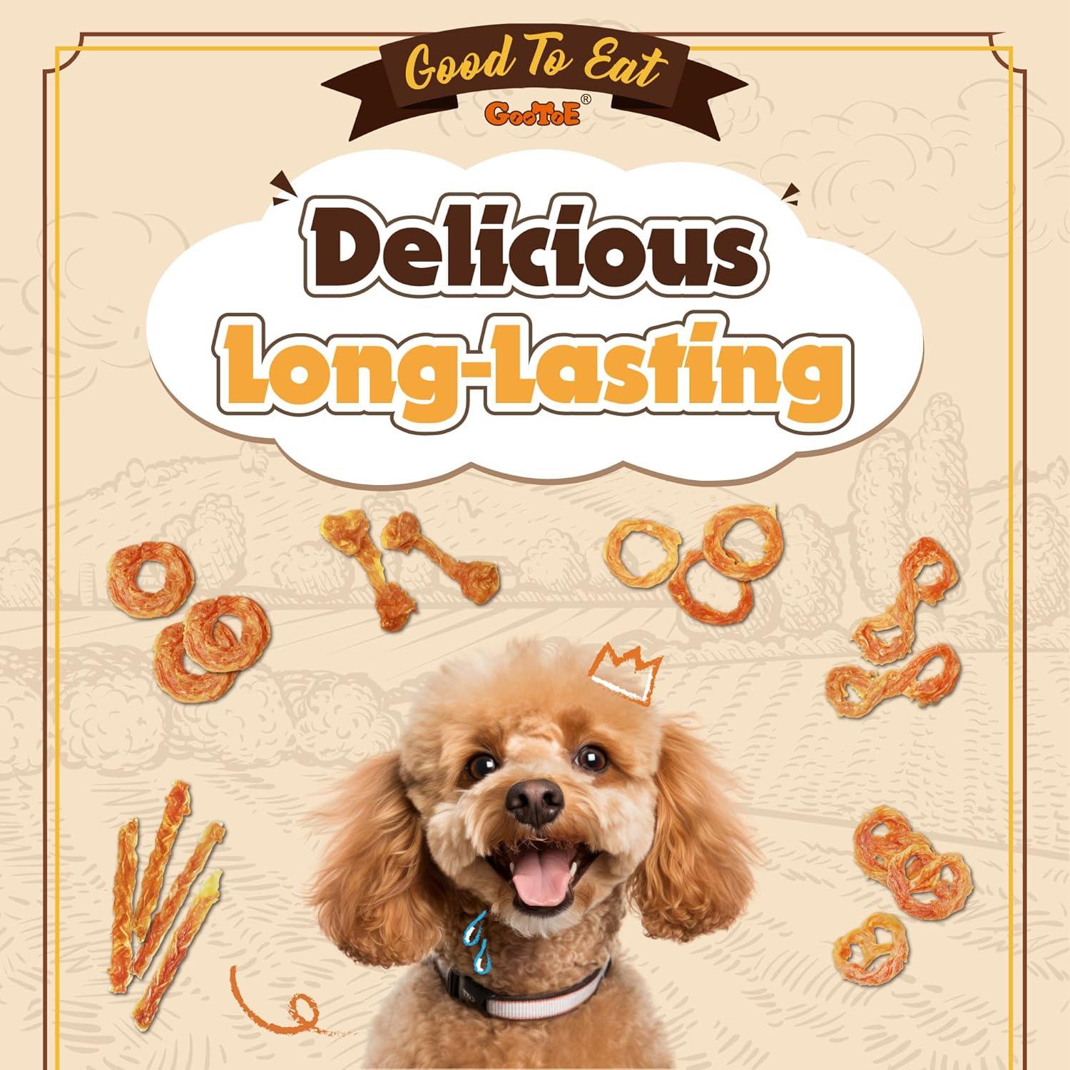 Golosinas Masticables para Perros Gootoe - Tendón de Pavo 70g