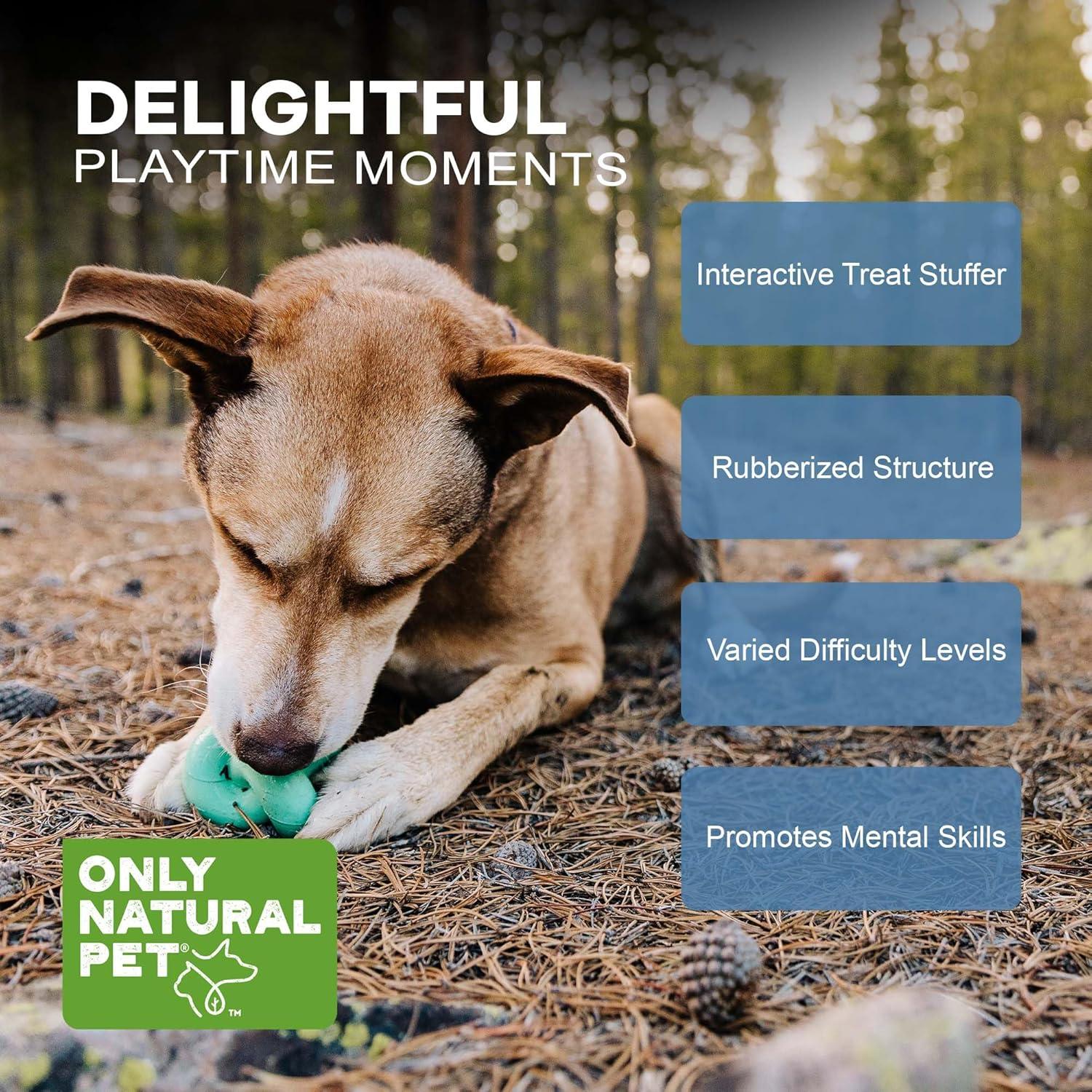 Juguete Rellenable para Perros Solo Natural Pet Treat Knot - Goma Natural Interactivo