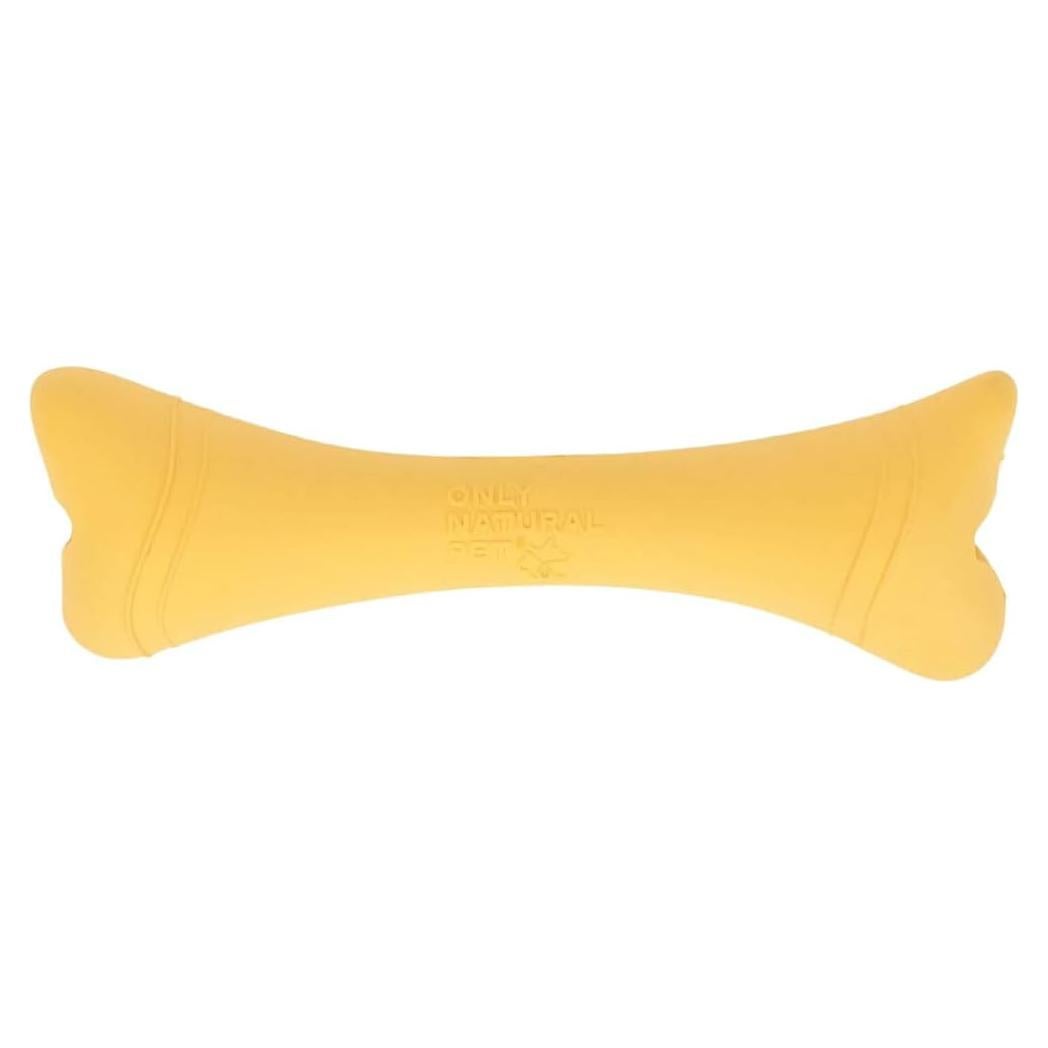 Juguete Dispensador de Golosinas Solo Natural Pet BobbleBone Amarillo