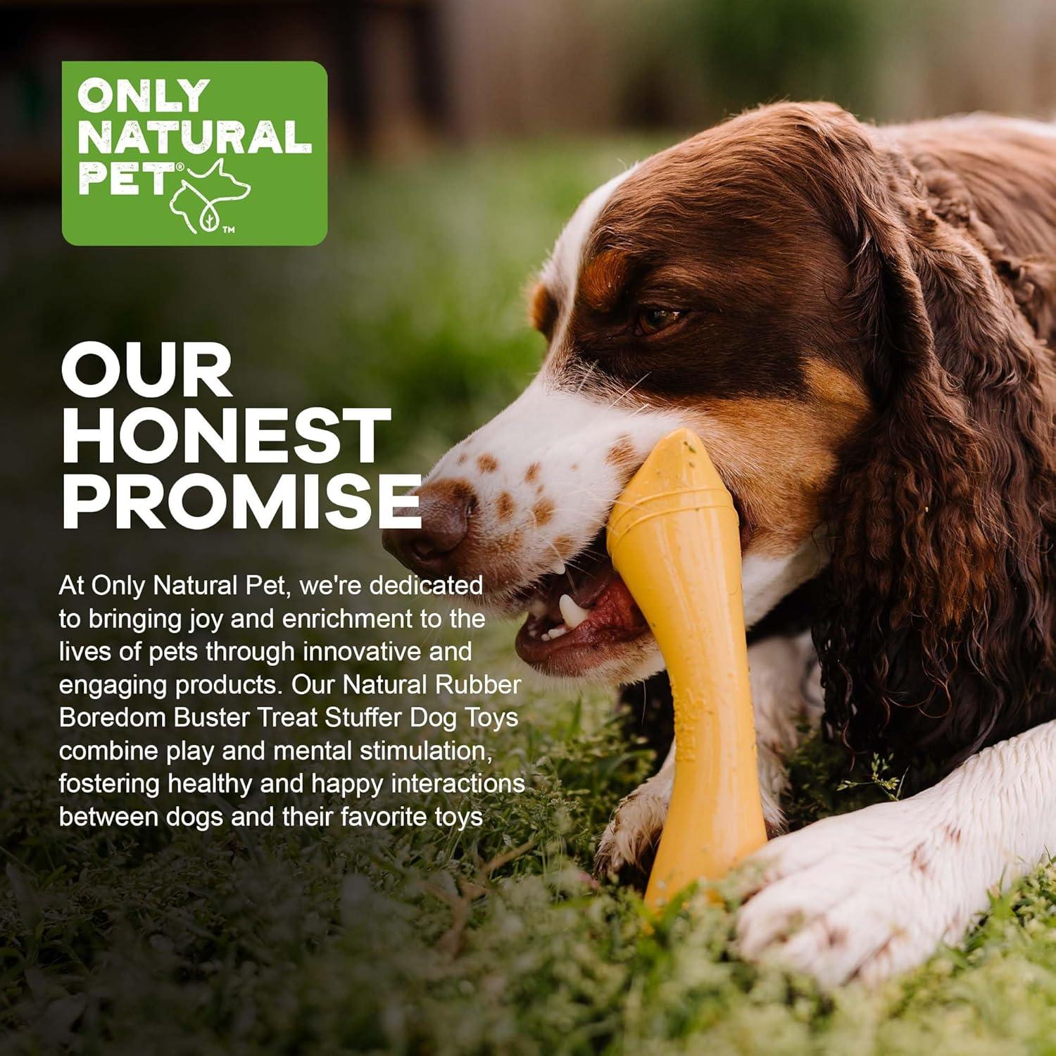 Juguete Dispensador de Golosinas Solo Natural Pet BobbleBone Amarillo