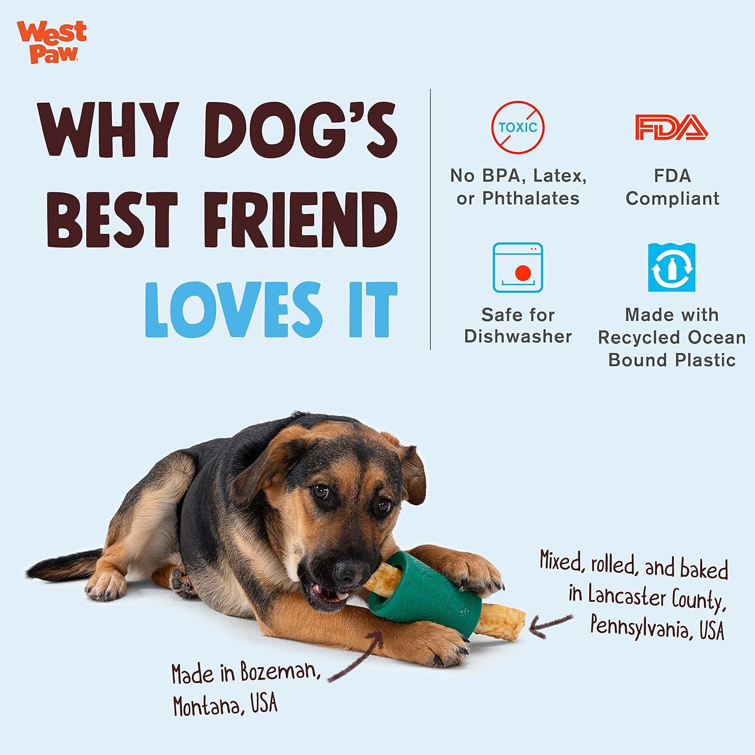 Juguete Interactivo para Perros West Paw Funnl Kelp 10.8 cm