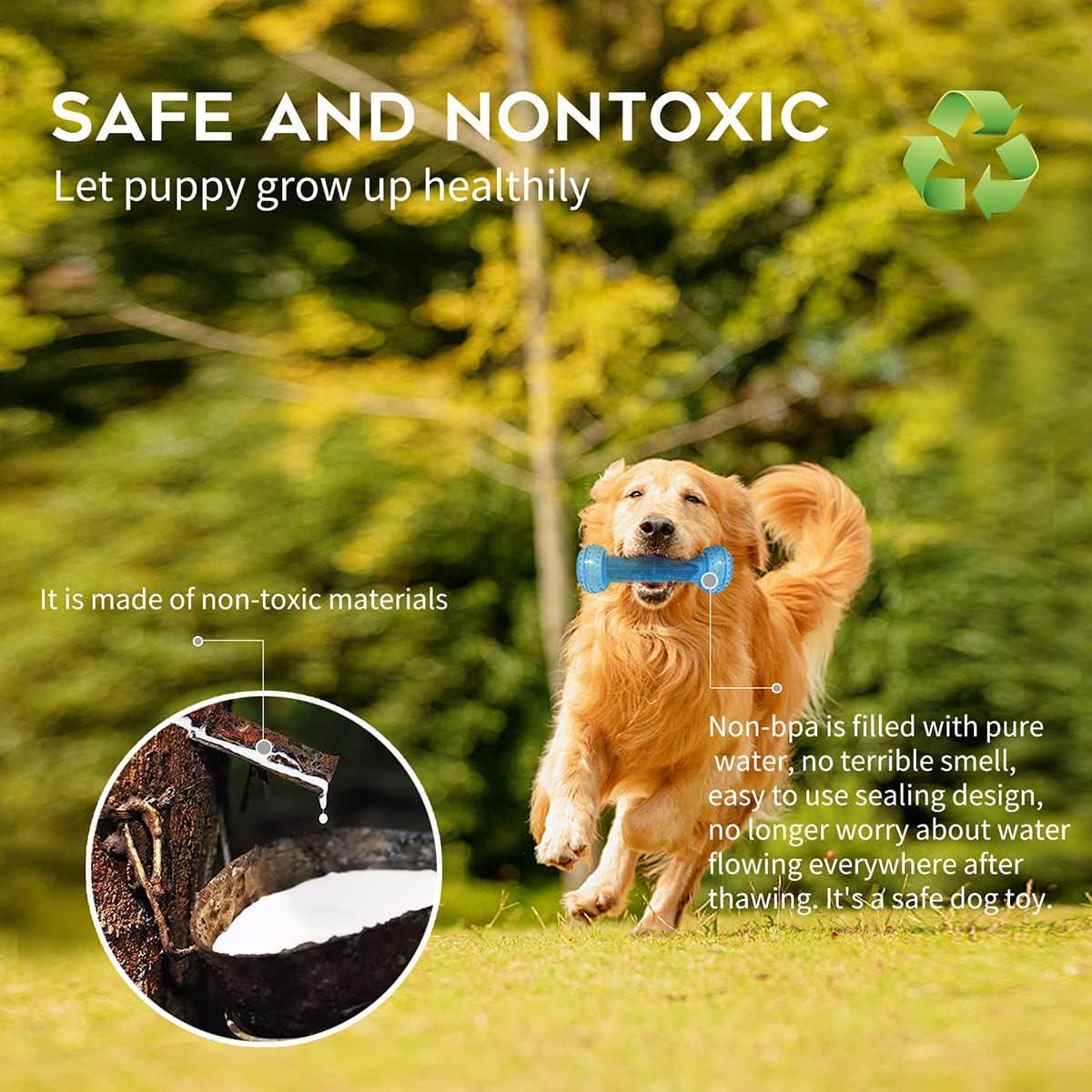 Juguete de Masticar Congelable para Cachorros SPOFLY - Azul