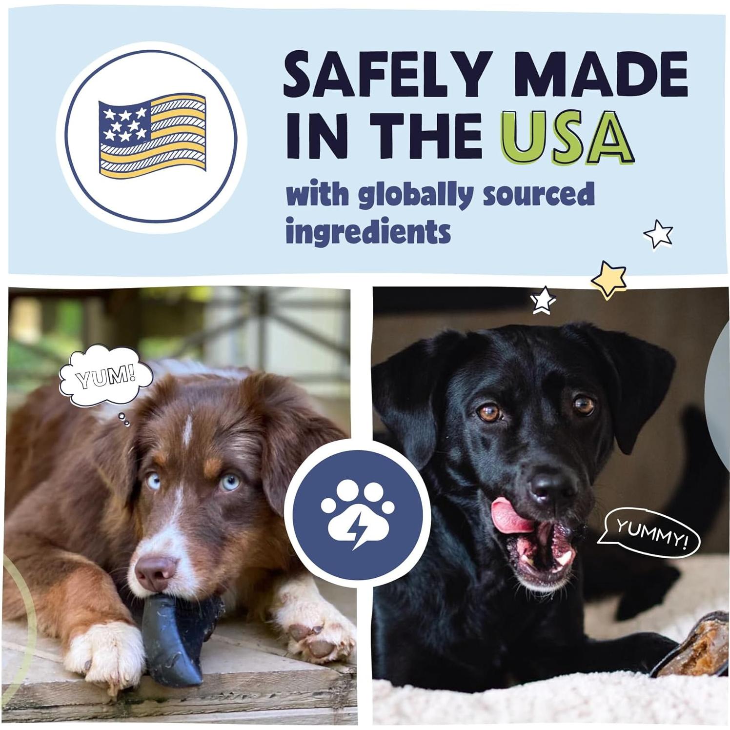 Golosinas para Perros Pawstruck Pezuñas de Vaca Rellenas 5 Unidades