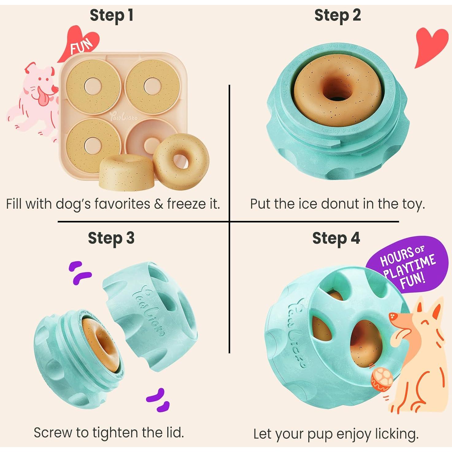 Juguete para Perros PawLicko con Bandeja de Golosinas Verde