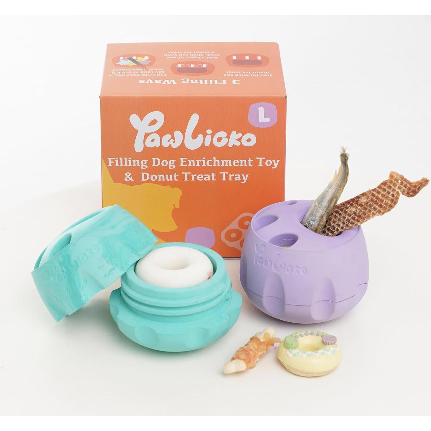 Juguete para Perros PawLicko con Bandeja de Golosinas Verde