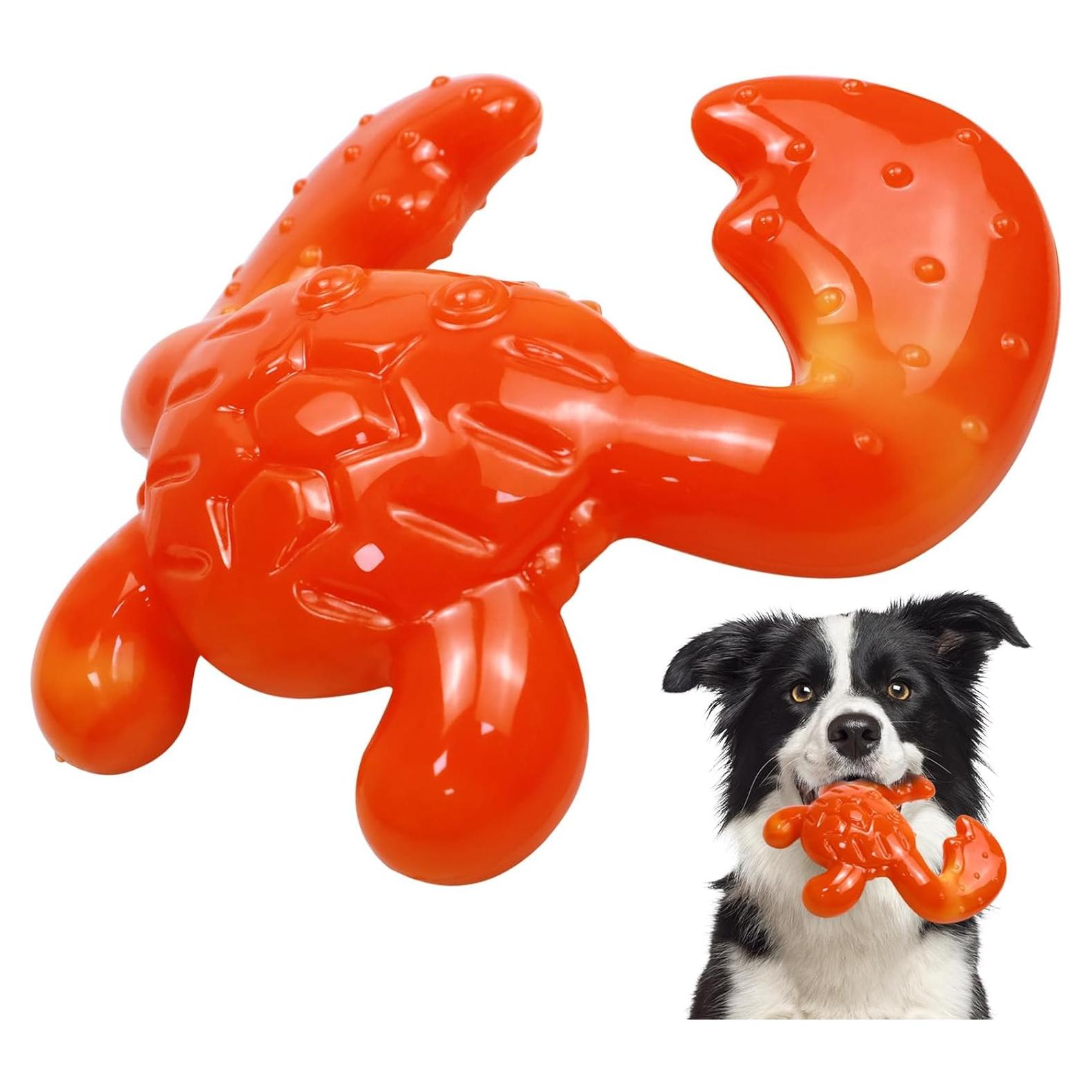 Juguete para Masticar Perros Quizvi Grande Naranja 15.7cm