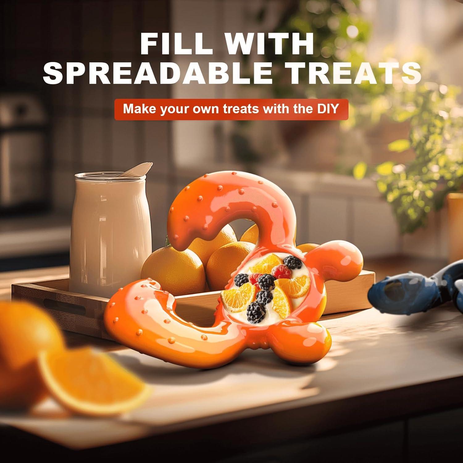 Juguete para Masticar Perros Quizvi Grande Naranja 15.7cm