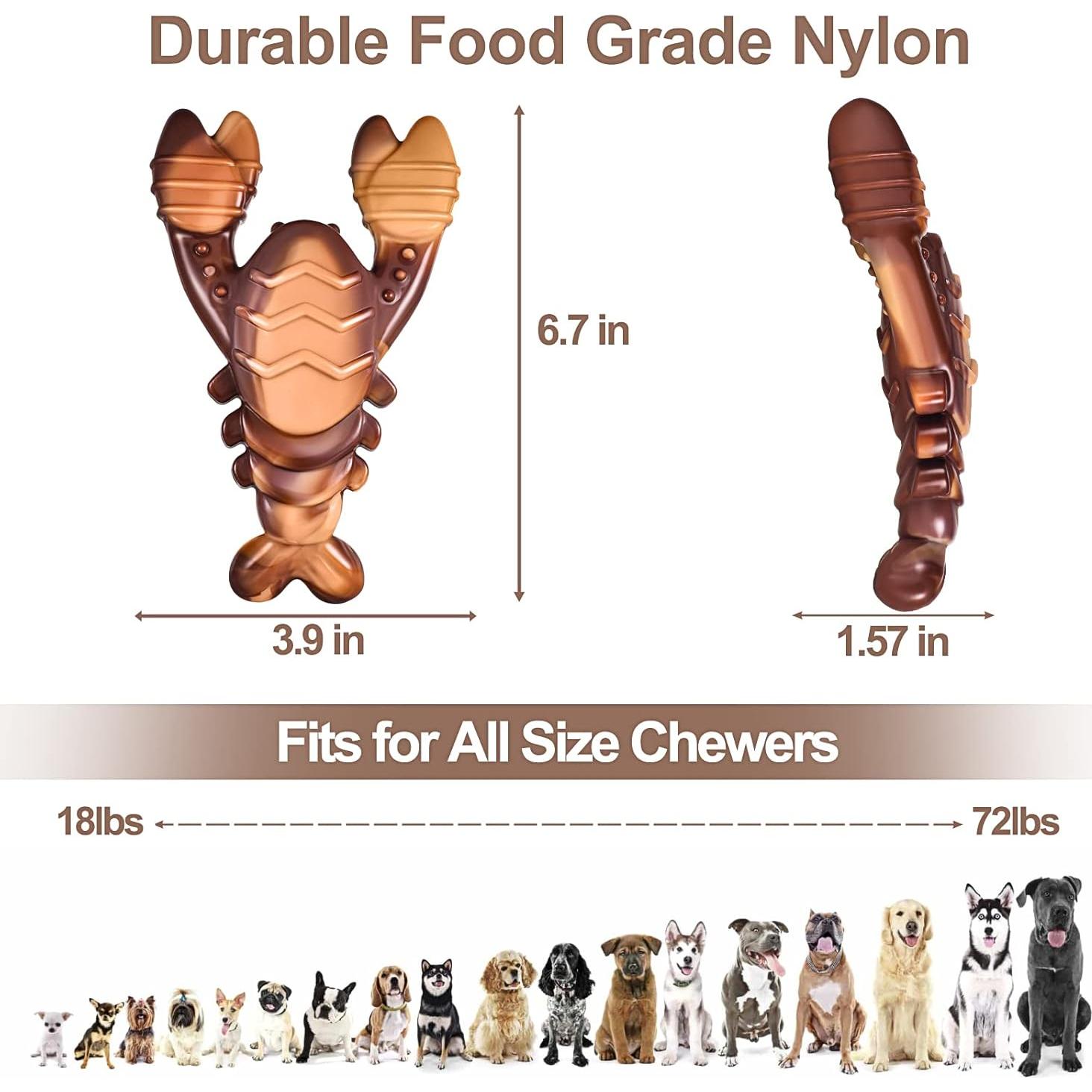 Juguete Indestructible para Perros NEZIN Sabor Carne 20cm