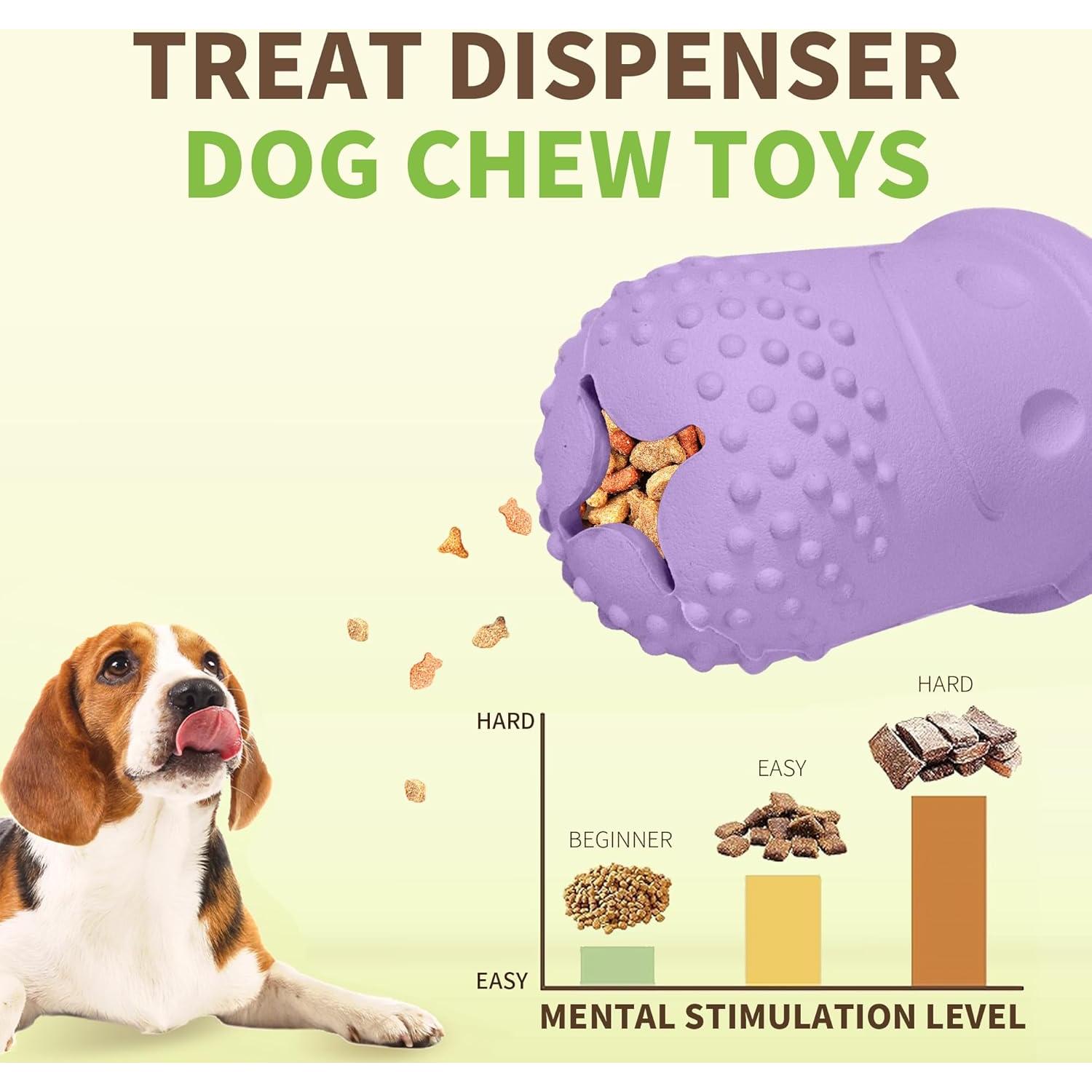 Juguete dispensador de golosinas PawSailor para perros pequeños y medianos