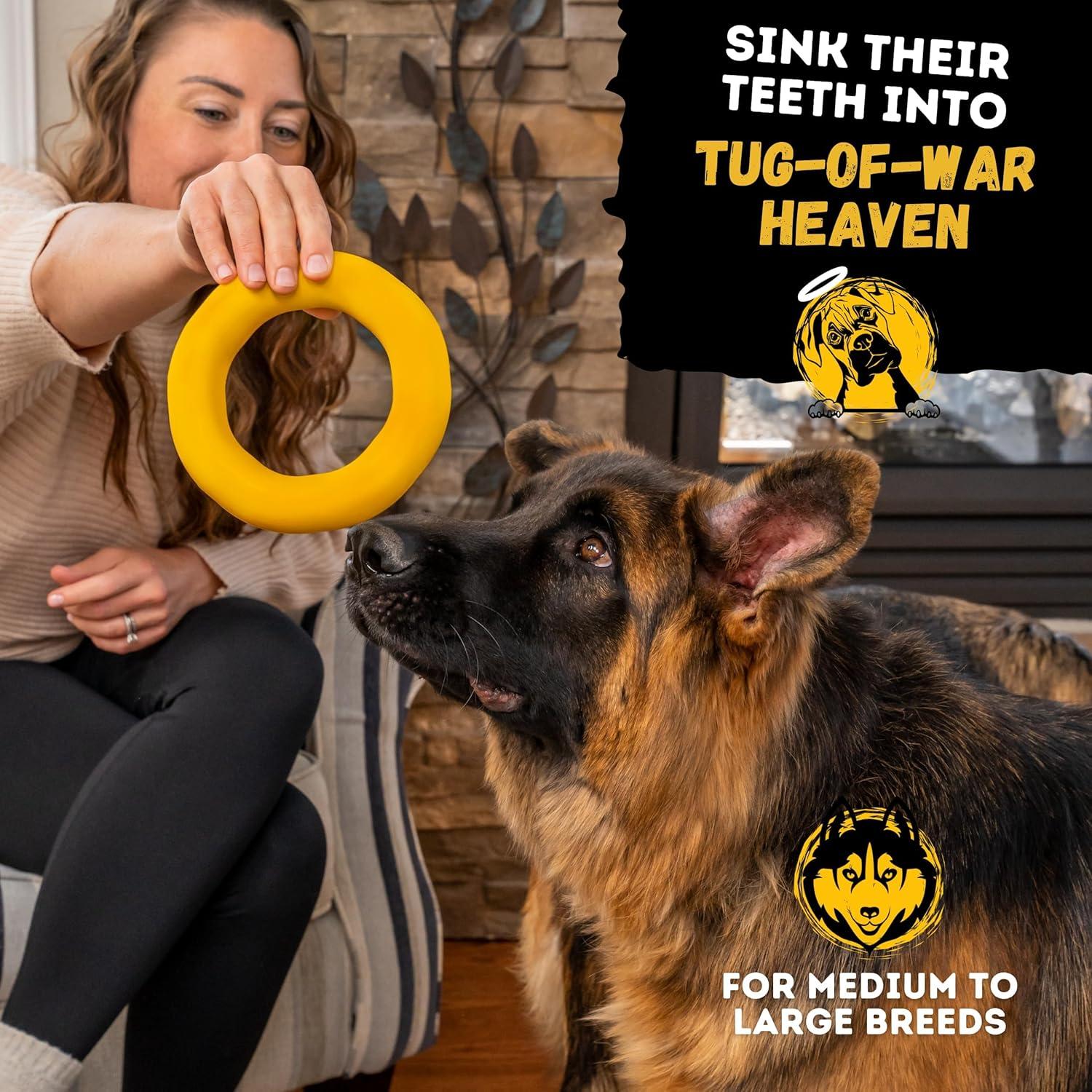 Juguete Indestructible para Perros WoofBite 16.5 cm Caucho Natural