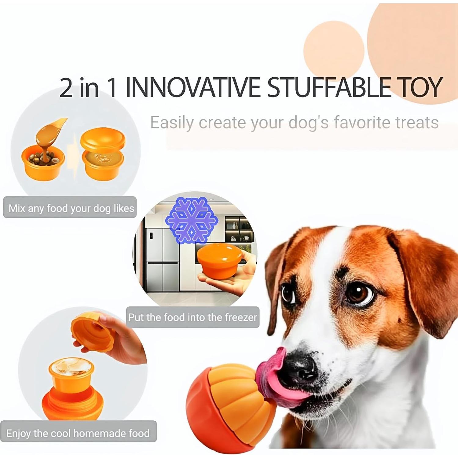 Juguete Interactivo para Perros Askhald - Masticable Congelable
